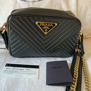 Prada Camera bag and Belt Bag in one